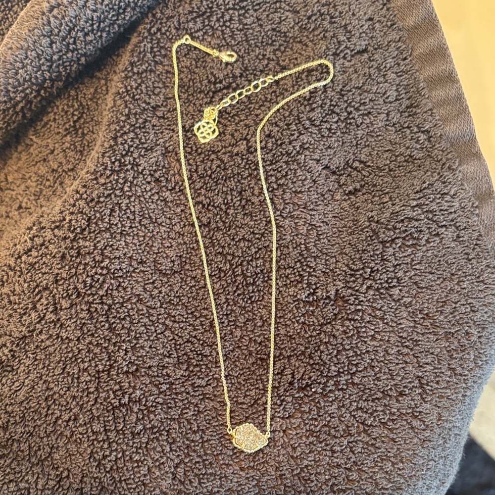 Kendra Scott Gold Necklace with Intricate Pendant